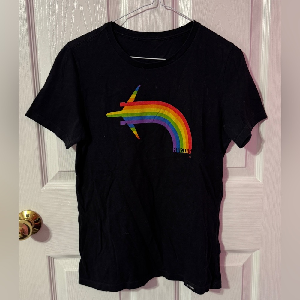 Black Pride Boeing Airplane Tee